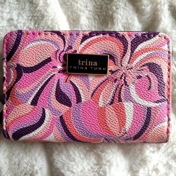 Trina Pink and Purple Zip Wallet - Picture 2 of 7